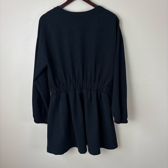 Daily Practice By Anthropologie Wear Now Mini Dress Black Women’s Size Medium - Picture 4 of 5